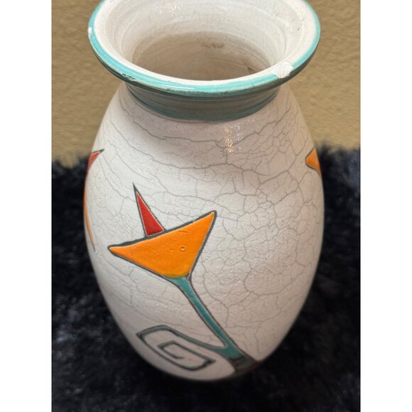 Vintage Pottery Vase Stamped SG Stands 9.5" Tall - Picture 5 of 10